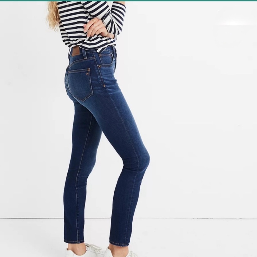 Madewell Women’s Roadtripper Skinny Jeans Medium Wash 9” Rise Size 26 EUC #125